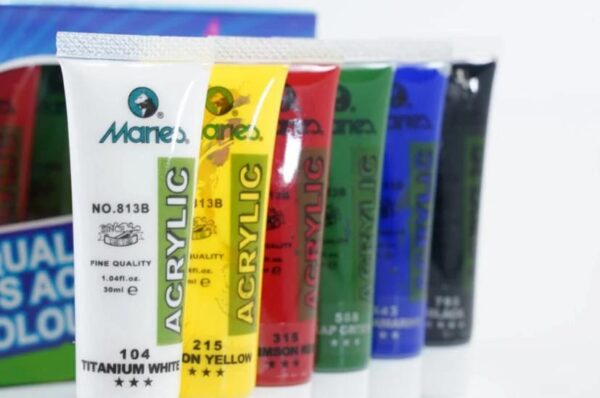 MARIES ACRYLIC PAINT SET OF 6 TUBES 30ml - Image 4