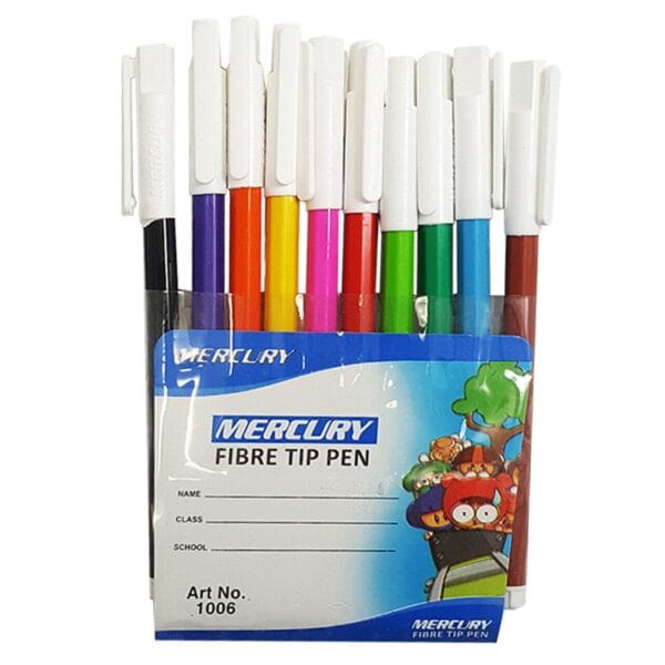 Mercury Colour Marker Set - Pack of 10