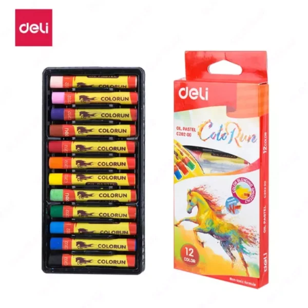 Deli Oil Pastel 12 colors / ColoRuns oil pastel EC20200