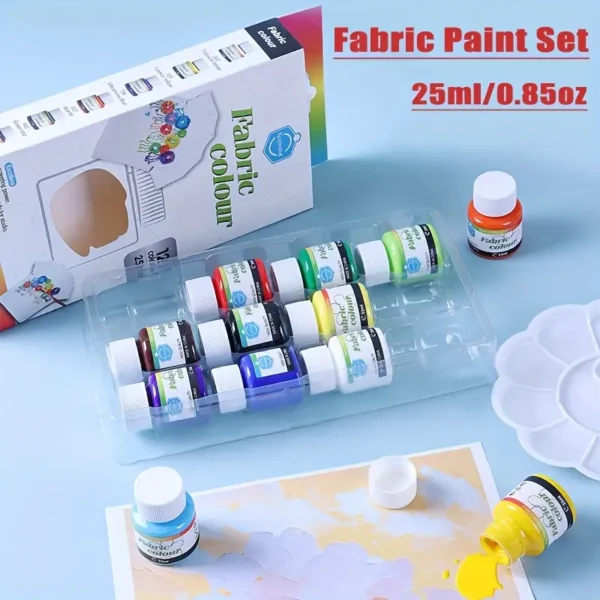 Keeps Smiling Fabric Colour 12pc 25ML