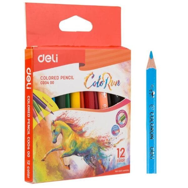 Deli EC001 ColoRun Plastic Colour Pencils