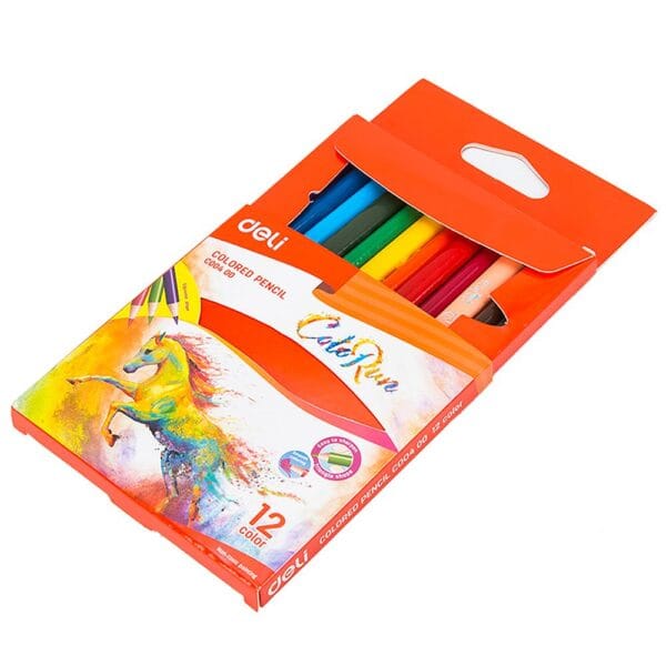 Deli EC001 ColoRun Plastic Colour Pencils - Image 2